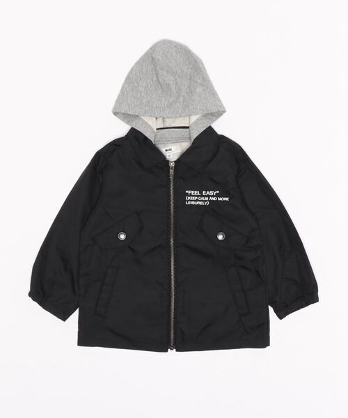 WASK（ワスク）の「WASK/3WAY ナイロン ＋ 裏毛 ロゴ 刺繍 プリントコーチ ジャケット (100~160cm)（その他アウター・キッズ・ブラック/レッド・120/140/110/130/160/150/100）」の20枚目の写真