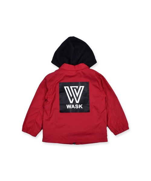 WASK（ワスク）の「WASK/3WAY ナイロン ＋ 裏毛 ロゴ 刺繍 プリントコーチ ジャケット (100~160cm)（その他アウター・キッズ・ブラック/レッド・120/140/110/130/160/150/100）」の9枚目の写真