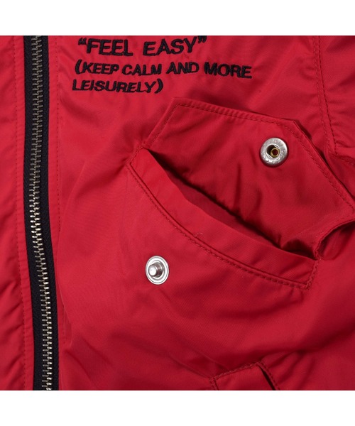 WASK（ワスク）の「WASK/3WAY ナイロン ＋ 裏毛 ロゴ 刺繍 プリントコーチ ジャケット (100~160cm)（その他アウター・キッズ・ブラック/レッド・120/140/110/130/160/150/100）」の14枚目の写真