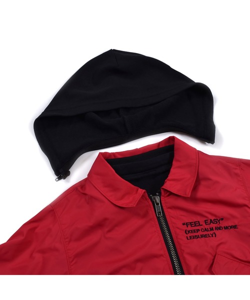 WASK（ワスク）の「WASK/3WAY ナイロン ＋ 裏毛 ロゴ 刺繍 プリントコーチ ジャケット (100~160cm)（その他アウター・キッズ・ブラック/レッド・120/140/110/130/160/150/100）」の16枚目の写真