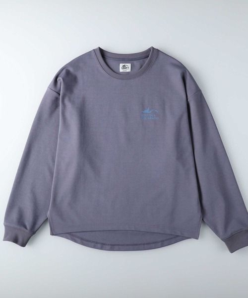 CAMP7（キャンプセブン）の「【CAMP7】バックスクエアロゴロンＴ（Tシャツ/カットソー・レディース・ホワイト/ブラック/パープル・L/M）」の11枚目の写真