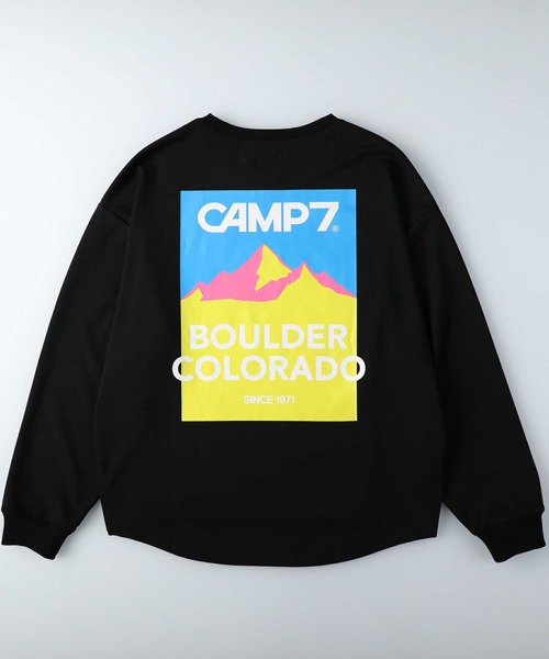 CAMP7（キャンプセブン）の「【CAMP7】バックスクエアロゴロンＴ（Tシャツ/カットソー・レディース・ホワイト/ブラック/パープル・L/M）」の15枚目の写真