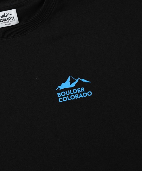 CAMP7（キャンプセブン）の「【CAMP7】バックスクエアロゴロンＴ（Tシャツ/カットソー・レディース・ホワイト/ブラック/パープル・L/M）」の13枚目の写真