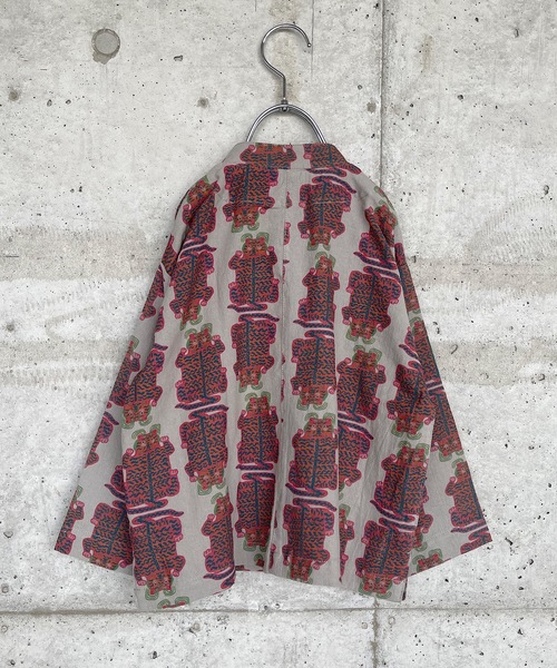 HOGAN RANCH WEAR(ホーガンランチウエア)の「カンフーシャツ(90~150cm)(シャツ/ブラウス・キッズ・グレー/ゴールド/チャコール・90/100/110/120/130/140/150)」の6枚目の写真