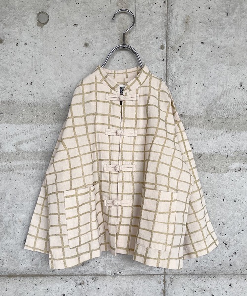 HOGAN RANCH WEAR(ホーガンランチウエア)の「カンフーシャツ(90~150cm)(シャツ/ブラウス・キッズ・グレー/ゴールド/チャコール・90/100/110/120/130/140/150)」の9枚目の写真