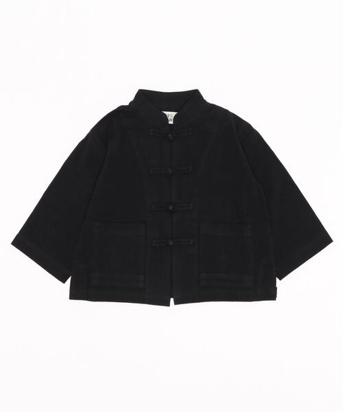 HOGAN RANCH WEAR(ホーガンランチウエア)の「カンフーシャツ(90~150cm)(シャツ/ブラウス・キッズ・グレー/ゴールド/チャコール・90/100/110/120/130/140/150)」の13枚目の写真