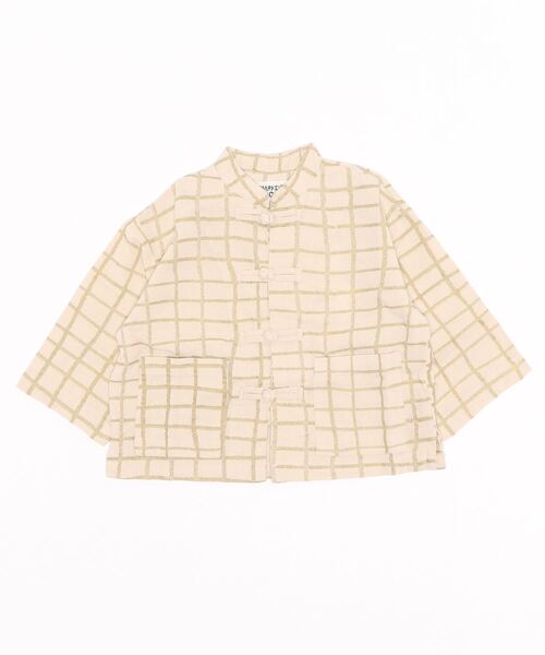 HOGAN RANCH WEAR(ホーガンランチウエア)の「カンフーシャツ(90~150cm)(シャツ/ブラウス・キッズ・グレー/ゴールド/チャコール・90/100/110/120/130/140/150)」の5枚目の写真