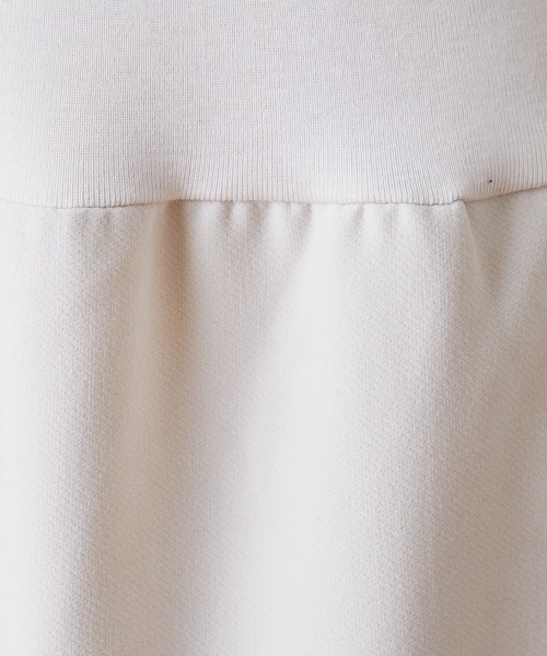BEARDSLEY（ビアズリー）の「ウエストリブ裏起毛パンツ（その他パンツ・レディース・アイボリー/ブラック/グレー・0/1/2）」の10枚目の写真