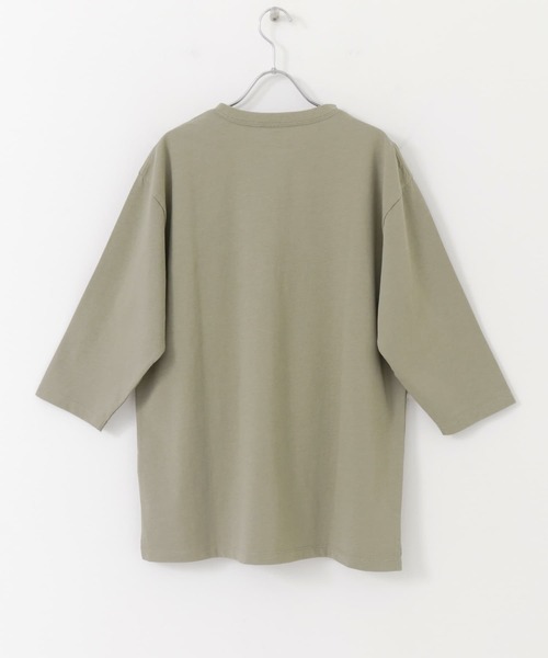 EKAL（エカル）の「EKAL　ロゴ8分袖Tシャツ（Tシャツ/カットソー・メンズ・チャコールグレー/グリーン・MEDIUM/LARGE）」の22枚目の写真