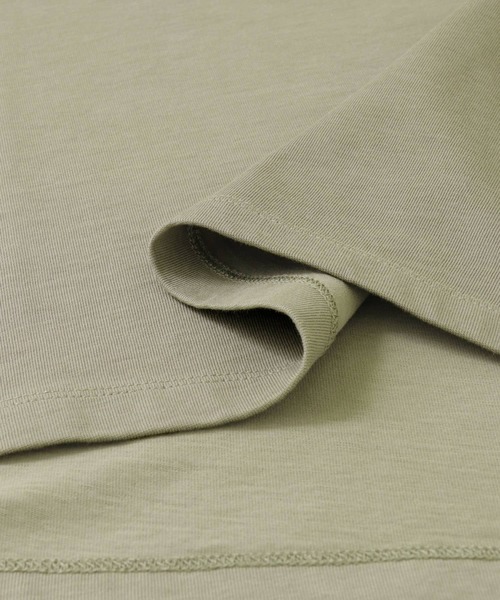 EKAL（エカル）の「EKAL　ロゴ8分袖Tシャツ（Tシャツ/カットソー・メンズ・チャコールグレー/グリーン・MEDIUM/LARGE）」の15枚目の写真