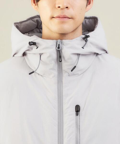 green label relaxing（グリーンレーベルリラクシング）の「＜green label relaxing＞BIWATEX フード ダウン ブルゾン -撥水-（ダウンジャケット/コート・メンズ・ライトグレー/ブラック/オリーブ・S/M/L/XL）」の8枚目の写真