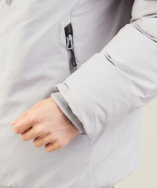 green label relaxing（グリーンレーベルリラクシング）の「＜green label relaxing＞BIWATEX フード ダウン ブルゾン -撥水-（ダウンジャケット/コート・メンズ・ライトグレー/ブラック/オリーブ・S/M/L/XL）」の9枚目の写真