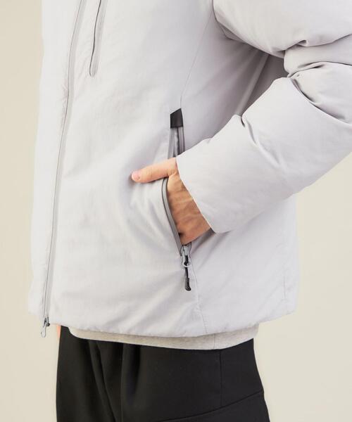 green label relaxing（グリーンレーベルリラクシング）の「＜green label relaxing＞BIWATEX フード ダウン ブルゾン -撥水-（ダウンジャケット/コート・メンズ・ライトグレー/ブラック/オリーブ・S/M/L/XL）」の10枚目の写真