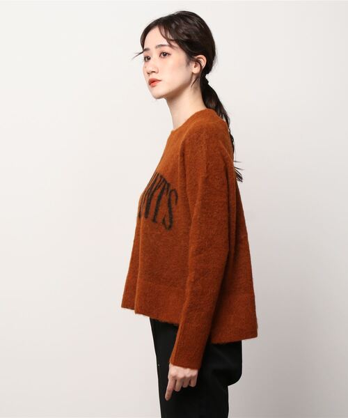 ALLSAINTS（オールセインツ）の「SPLIT SAINTS JUMPER | SPLIT SAINT ニットウェア（ニット/セーター・レディース・ブラウン系その他・S/M/XS）」の3枚目の写真