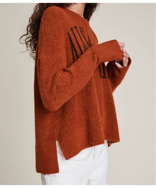 ALLSAINTS（オールセインツ）の「SPLIT SAINTS JUMPER | SPLIT SAINT ニットウェア（ニット/セーター・レディース・ブラウン系その他・S/M/XS）」の5枚目の写真