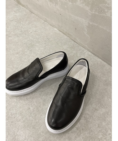 BEARDSLEY(ビアズリー)の「インヒール 脚長効果《CORSO ROMA》スリッポン(スリッポン・レディース・ブラック/ブルー/グレー・36inch/37inch/38inch/39inch/40inch/35inch/40/35/39)」の2枚目の写真