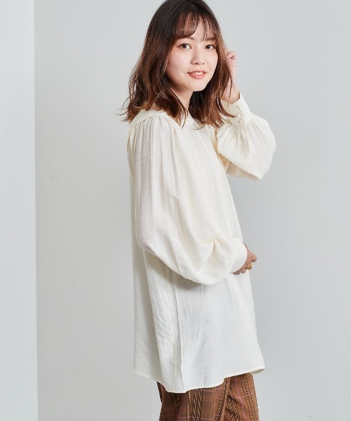 cepo(セポ)の「2WAYピンタックブラウス(シャツ/ブラウス・レディース・ブラック/グレー/オフホワイト・M)」の17枚目の写真