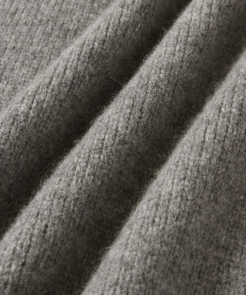 ADAM ET ROPE'（アダムエロペ）の「【セットアップ対応】ウールカシミヤワイドスリットニット（ニット/セーター・レディース・グレー/オフホワイト/イエロー/ベージュ系その他・FREE）」の18枚目の写真