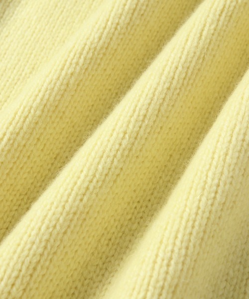 ADAM ET ROPE'（アダムエロペ）の「【セットアップ対応】ウールカシミヤワイドスリットニット（ニット/セーター・レディース・グレー/オフホワイト/イエロー/ベージュ系その他・FREE）」の11枚目の写真