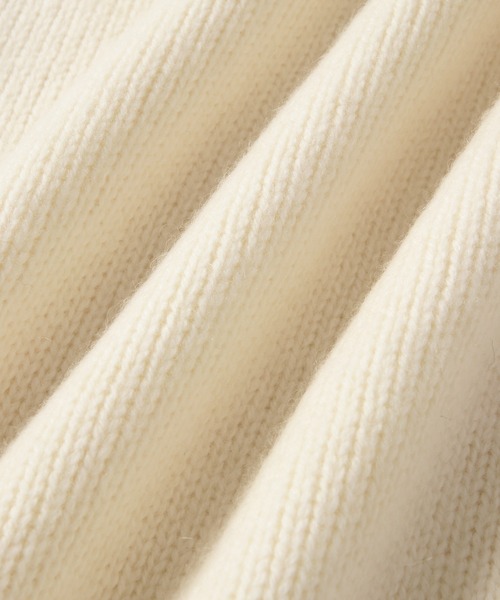 ADAM ET ROPE'（アダムエロペ）の「【セットアップ対応】ウールカシミヤワイドスリットニット（ニット/セーター・レディース・グレー/オフホワイト/イエロー/ベージュ系その他・FREE）」の16枚目の写真