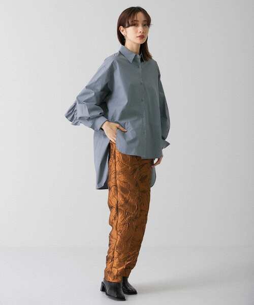 KBF(ケイビーエフ)の「ジャガードテーパードパンツ(その他パンツ・レディース・グリーン/ブラック/ブラウン系その他・ONE)」の6枚目の写真