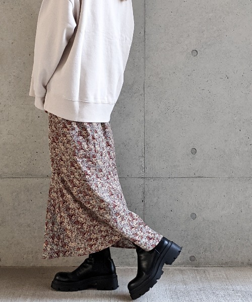 Per sist ence（パーシエンス）の「Per sist ence/パーシエンス　 フラワープリント 切替マーメイドスカート（スカート・レディース・ベージュ系その他/ブラック/ベージュ/ブラウン/グリーン系その他・FREE）」の12枚目の写真