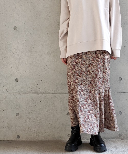 Per sist ence（パーシエンス）の「Per sist ence/パーシエンス　 フラワープリント 切替マーメイドスカート（スカート・レディース・ベージュ系その他/ブラック/ベージュ/ブラウン/グリーン系その他・FREE）」の15枚目の写真
