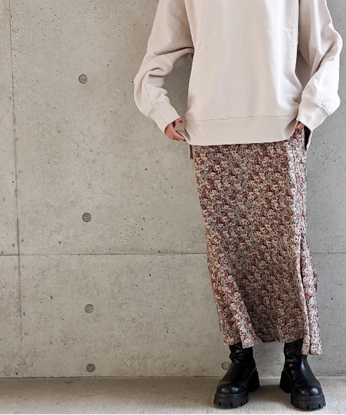 Per sist ence（パーシエンス）の「Per sist ence/パーシエンス　 フラワープリント 切替マーメイドスカート（スカート・レディース・ベージュ系その他/ブラック/ベージュ/ブラウン/グリーン系その他・FREE）」の16枚目の写真