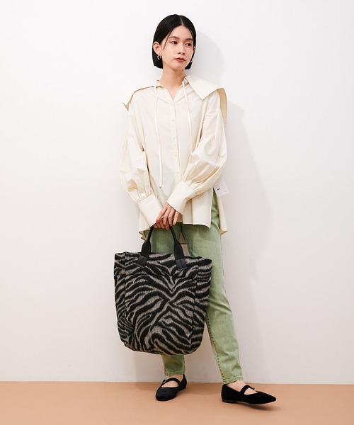 ADAM ET ROPE'（アダムエロペ）の「Bellandiゼブラバッグ（ハンドバッグ・レディース・ブラック系その他・FREE）」の7枚目の写真