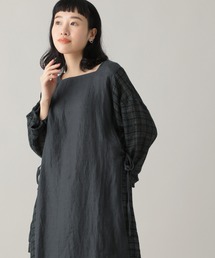 studio CLIP | 《Natural by studio CLIP》リネンコットン切り替えワンピース(ワンピース)