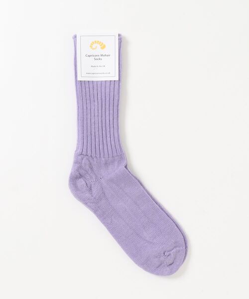 Capricorn Mohair Socks（カプリコーンモヘヤソックス）の「【CAPRICORN MOHAIR SOCKS】モヘアソックス WOMEN（ソックス/靴下・レディース・レッド/ラベンダー/ホワイト/ロイヤルブルー/グレー/チャコール/マスタード・SMALL）」の5枚目の写真
