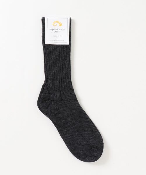 Capricorn Mohair Socks（カプリコーンモヘヤソックス）の「【CAPRICORN MOHAIR SOCKS】モヘアソックス WOMEN（ソックス/靴下・レディース・レッド/ラベンダー/ホワイト/ロイヤルブルー/グレー/チャコール/マスタード・SMALL）」の3枚目の写真