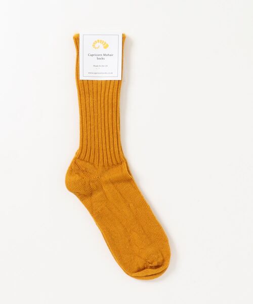 Capricorn Mohair Socks（カプリコーンモヘヤソックス）の「【CAPRICORN MOHAIR SOCKS】モヘアソックス WOMEN（ソックス/靴下・レディース・レッド/ラベンダー/ホワイト/ロイヤルブルー/グレー/チャコール/マスタード・SMALL）」の6枚目の写真