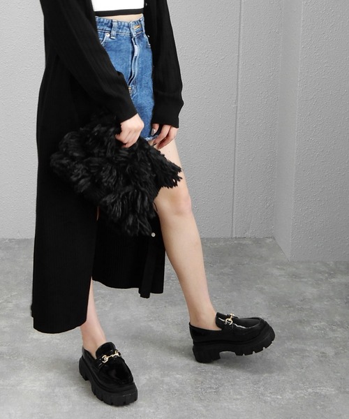 minia(ミニア)の「トラックソールビットローファー ◆(ローファー・レディース・ブラック/アイボリー・37/39/36/38/35)」の16枚目の写真