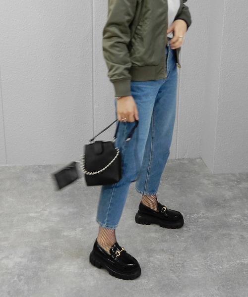 minia(ミニア)の「トラックソールビットローファー ◆(ローファー・レディース・ブラック/アイボリー・37/39/36/38/35)」の21枚目の写真