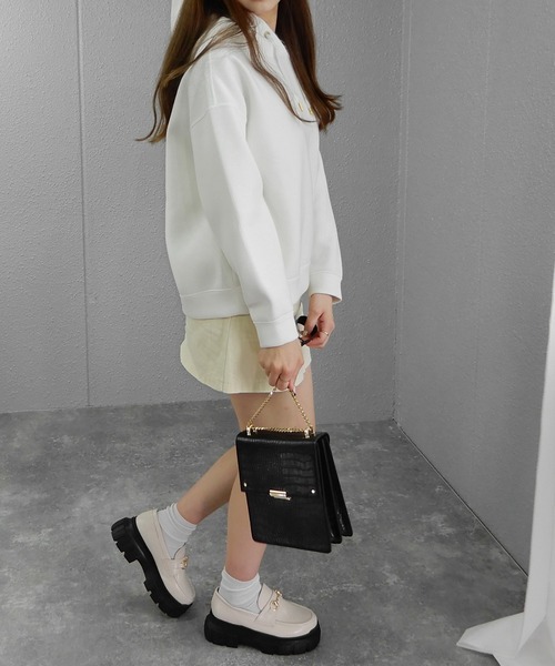 minia(ミニア)の「トラックソールビットローファー ◆(ローファー・レディース・ブラック/アイボリー・37/39/36/38/35)」の11枚目の写真