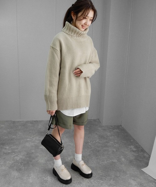 minia(ミニア)の「トラックソールビットローファー ◆(ローファー・レディース・ブラック/アイボリー・37/39/36/38/35)」の5枚目の写真