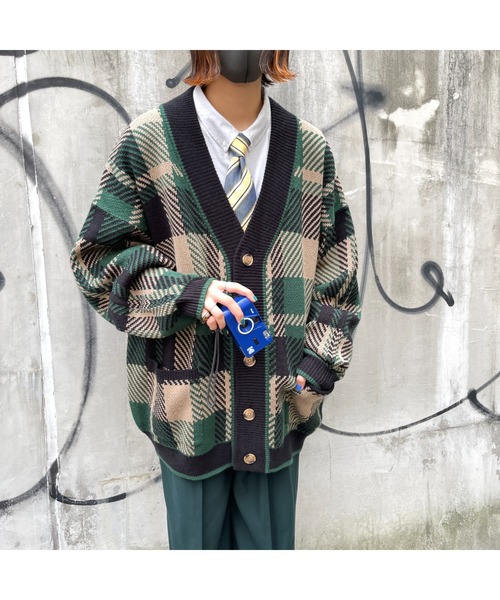 CPCM(シーピーシーエム)の「【WEB限定】Shizukuコラボチェックカーディガン(カーディガン/ボレロ・メンズ・グリーン・FREE)」の19枚目の写真