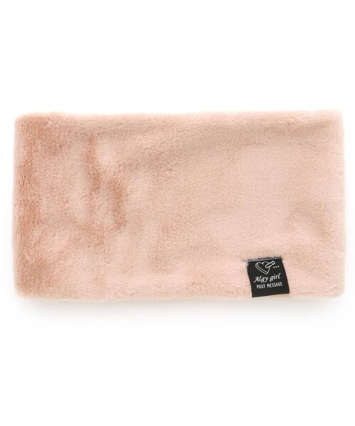 algy（アルジー）の「リバーシブルネックウォーマー（ネックウォーマー/スヌード・キッズ・ブラック/ラベンダー/ピンク・FREE）」の3枚目の写真