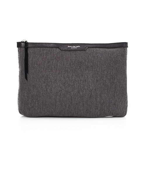 THREE DOG NIGHT（スリードッグナイト）の「GIRIC GLAMPING 10656 クラッチバッグ（クラッチバッグ・メンズ・ブラック/グレー・ONE SIZE）」の2枚目の写真