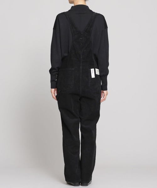 SOMETHING（サムシング）の「SOMETHING/CORDUROY WORK ALL（サロペット/オーバーオール・レディース・チャコール/ブラック・S）」の8枚目の写真