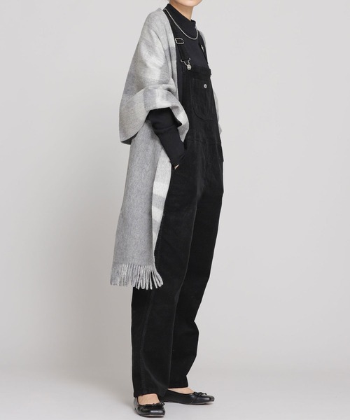 SOMETHING（サムシング）の「SOMETHING/CORDUROY WORK ALL（サロペット/オーバーオール・レディース・チャコール/ブラック・S）」の11枚目の写真