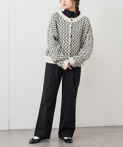 PUAL CE CIN（ピュアルセシン）の「JAPAN MADEデニムストレートパンツ（デニムパンツ・レディース・ブラック/インディゴブルー・FREE）」の13枚目の写真