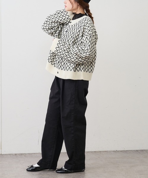 PUAL CE CIN（ピュアルセシン）の「JAPAN MADEデニムストレートパンツ（デニムパンツ・レディース・ブラック/インディゴブルー・FREE）」の15枚目の写真