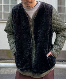 GLOSTER | 【GLOSTER/グロスター】ボアリバーシブルライナーベスト ボアベスト(ベスト)