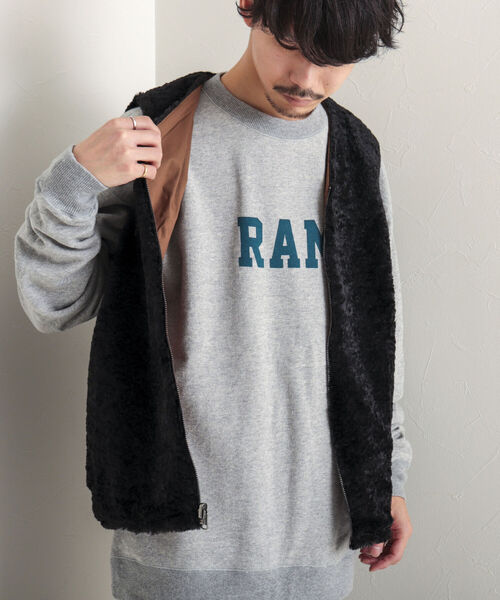 【GLOSTER/グロスター】ボアリバーシブルライナーベスト ボアベスト