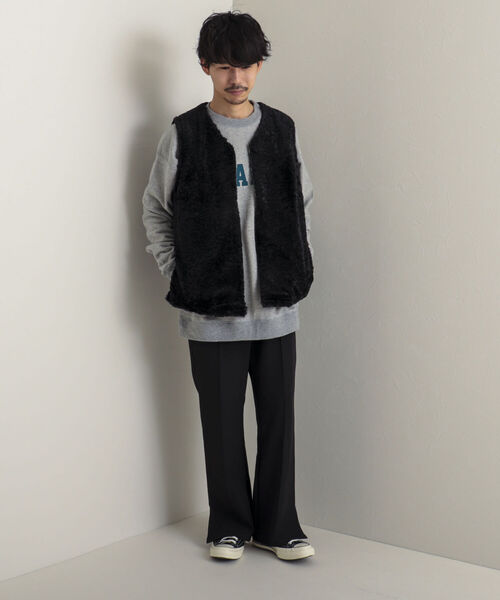 【GLOSTER/グロスター】ボアリバーシブルライナーベスト ボアベスト