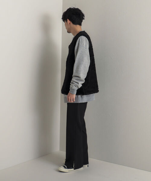 【GLOSTER/グロスター】ボアリバーシブルライナーベスト ボアベスト