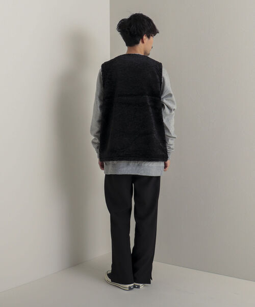 【GLOSTER/グロスター】ボアリバーシブルライナーベスト ボアベスト