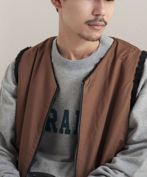 【GLOSTER/グロスター】ボアリバーシブルライナーベスト ボアベスト